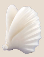 alabaster sculpture of moth